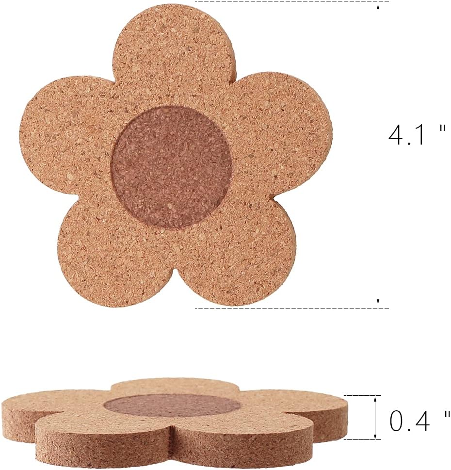 Cork Flower Coaster