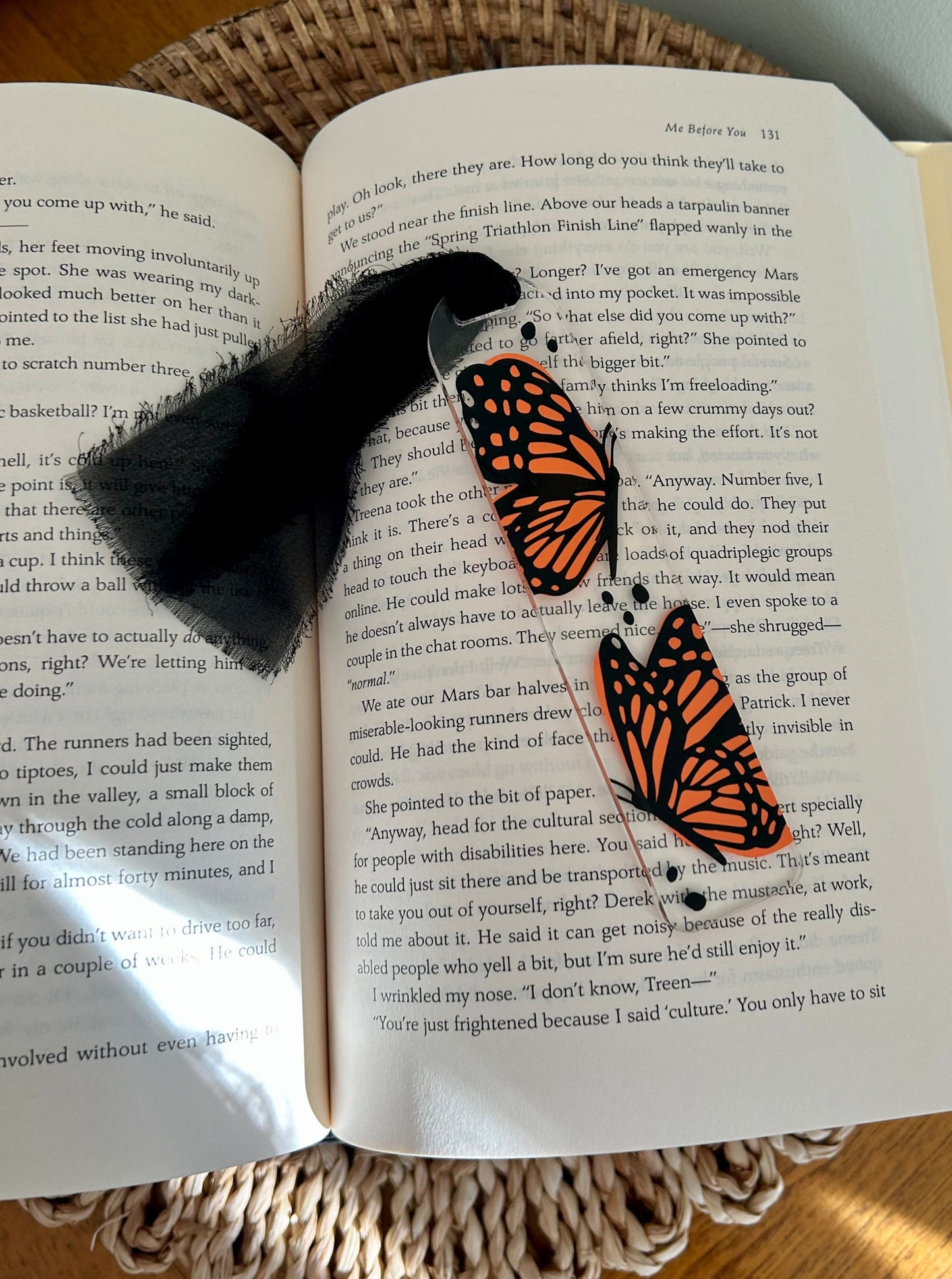 Monarch Butterfly Acrylic Bookmark